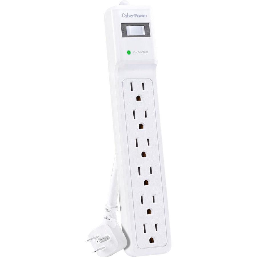 Cyberpower Mp1082Ss Surge Protector White 6 Ac Outlet(S) 125 V 0.8 M