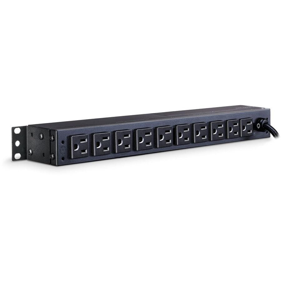 Cyberpower Pdu15M2F10R Power Distribution Unit (Pdu) 12 Ac Outlet(S) 1U Black