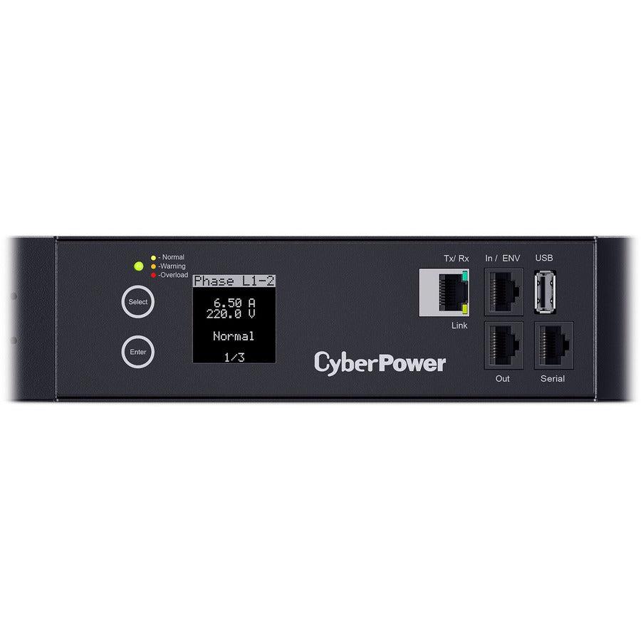 Cyberpower Pdu33108 Power Distribution Unit (Pdu) 42 Ac Outlet(S) 0U Black