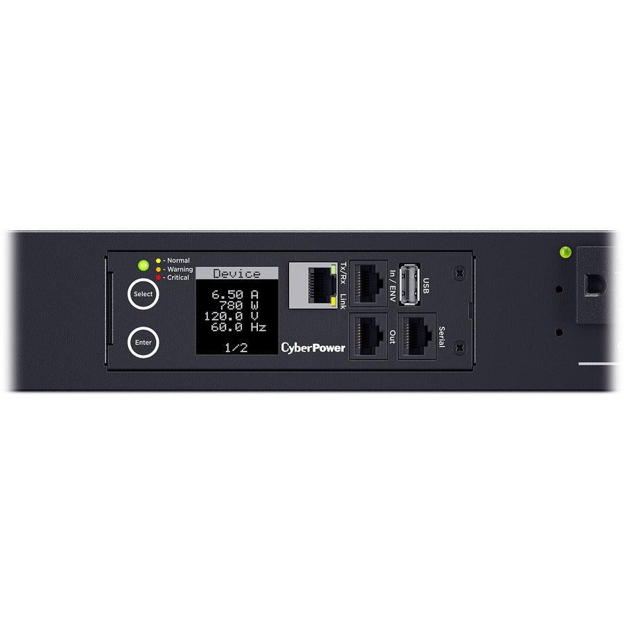 Cyberpower Pdu41102 Power Distribution Unit (Pdu) 24 Ac Outlet(S) 0U Black