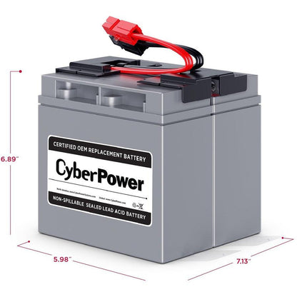 Cyberpower Rb12170X2A Ups Battery Sealed Lead Acid (Vrla) 12 V 17 Ah