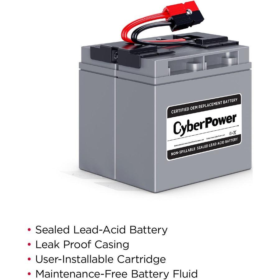 Cyberpower Rb12170X2A Ups Battery Sealed Lead Acid (Vrla) 12 V 17 Ah