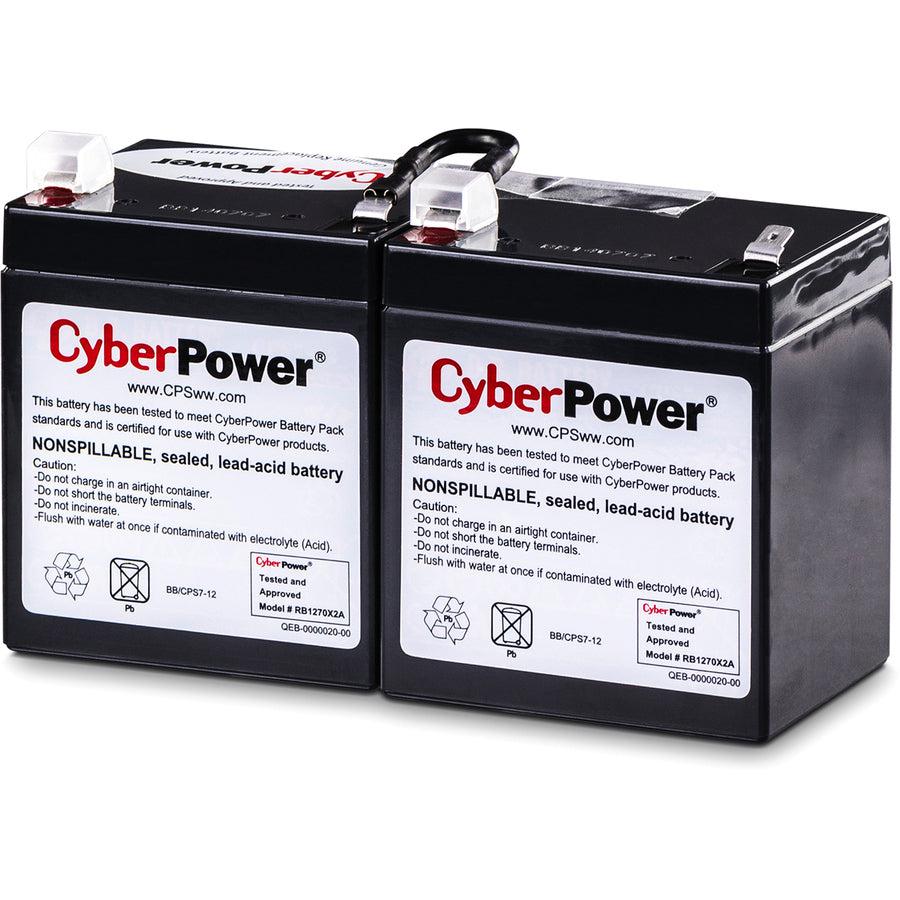 Cyberpower Rb1270X2A Ups Battery Sealed Lead Acid (Vrla) 12 V 7 Ah