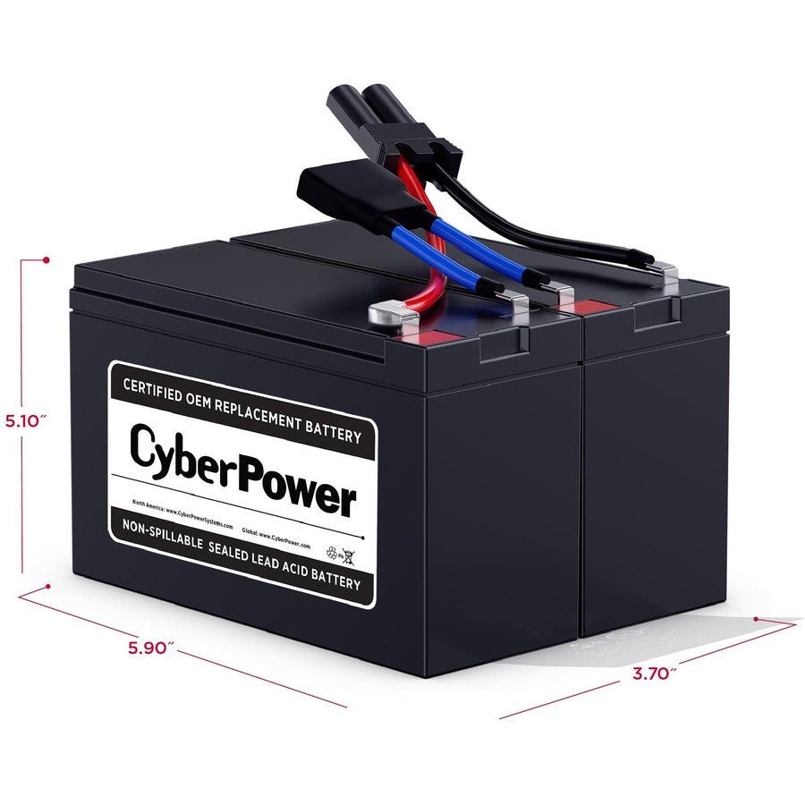 Cyberpower Rb1270X2B Ups Battery Sealed Lead Acid (Vrla) 12 V 7 Ah