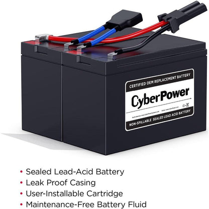 Cyberpower Rb1270X2B Ups Battery Sealed Lead Acid (Vrla) 12 V 7 Ah