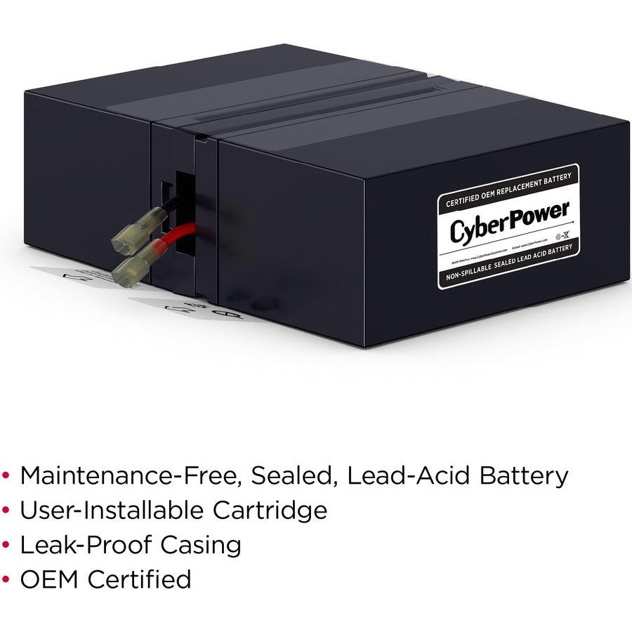 Cyberpower Rb1280X2B Ups Battery Sealed Lead Acid (Vrla) 12 V 8 Ah