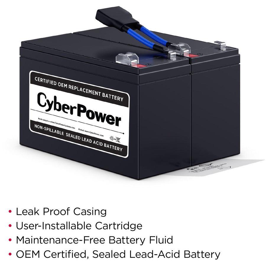 Cyberpower Rb1290X2B Ups Battery Sealed Lead Acid (Vrla) 12 V 9 Ah