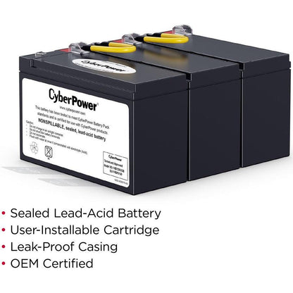 Cyberpower Rb1290X3B Ups Battery Sealed Lead Acid (Vrla) 12 V 9 Ah