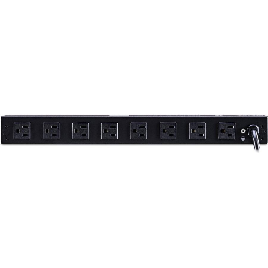 Cyberpower Rkbs15S4F8R Surge Protector Black 12 Ac Outlet(S) 120 V 4.57 M