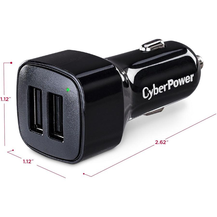 Cyberpower Tr22U3A Mobile Device Charger Black Auto