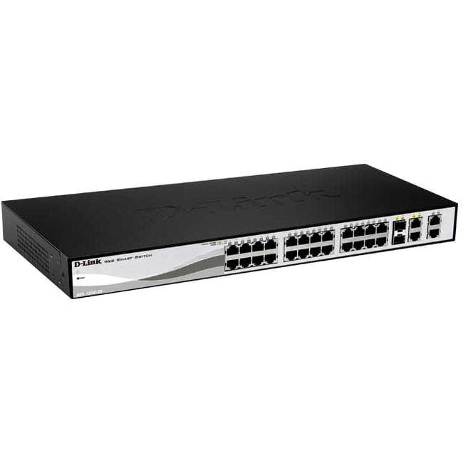 D-Link 24-Port Fast Ethernet Poe Smart Switch