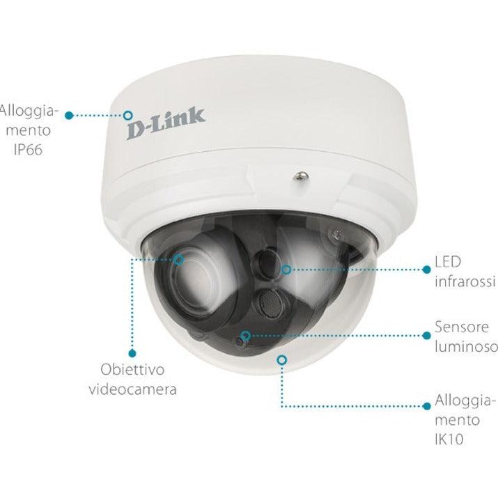 D-Link 8 Megapixel H.265 Outdoor Dome Camera Dcs?4618Ek