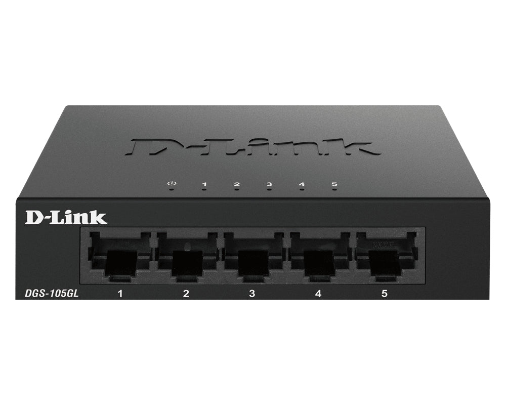 D-Link Dgs-105Gl Network Switch Unmanaged Gigabit Ethernet (10/100/1000) Black