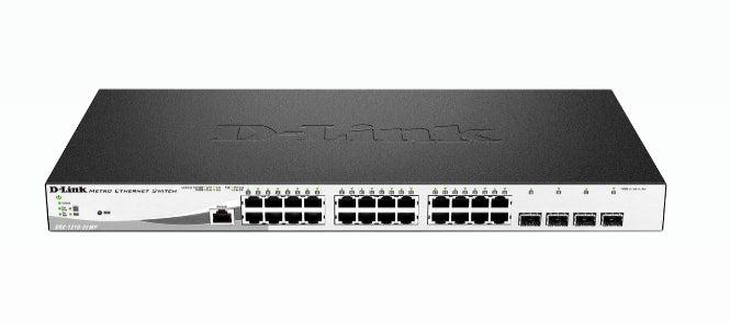 D-Link Dgs-1210-28Mp Network Switch Managed L2 Gigabit Ethernet (10/100/1000) Power Over Ethernet (Poe) 1U Black, Grey