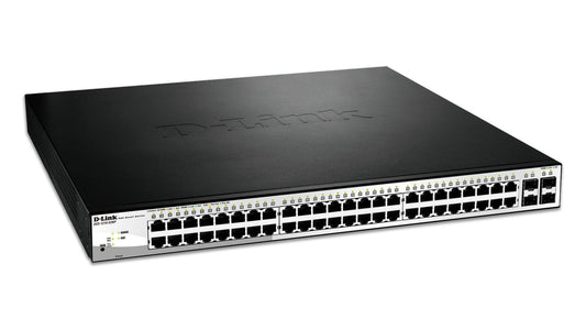 D-Link Dgs-1210-52Mp Network Switch Managed L2 Gigabit Ethernet (10/100/1000) Power Over Ethernet (Poe) 1U Black