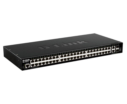 D-Link Dgs-1520-52 Network Switch Managed L3 10G Ethernet (100/1000/10000) 1U Black