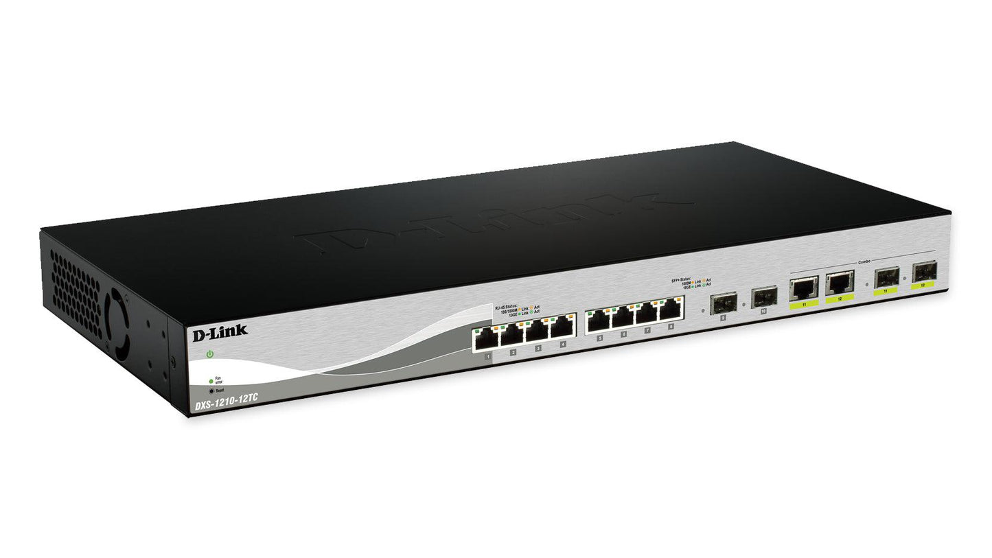 D-Link Dxs-1210-12Sc Network Switch Managed L2 1U Black, Silver