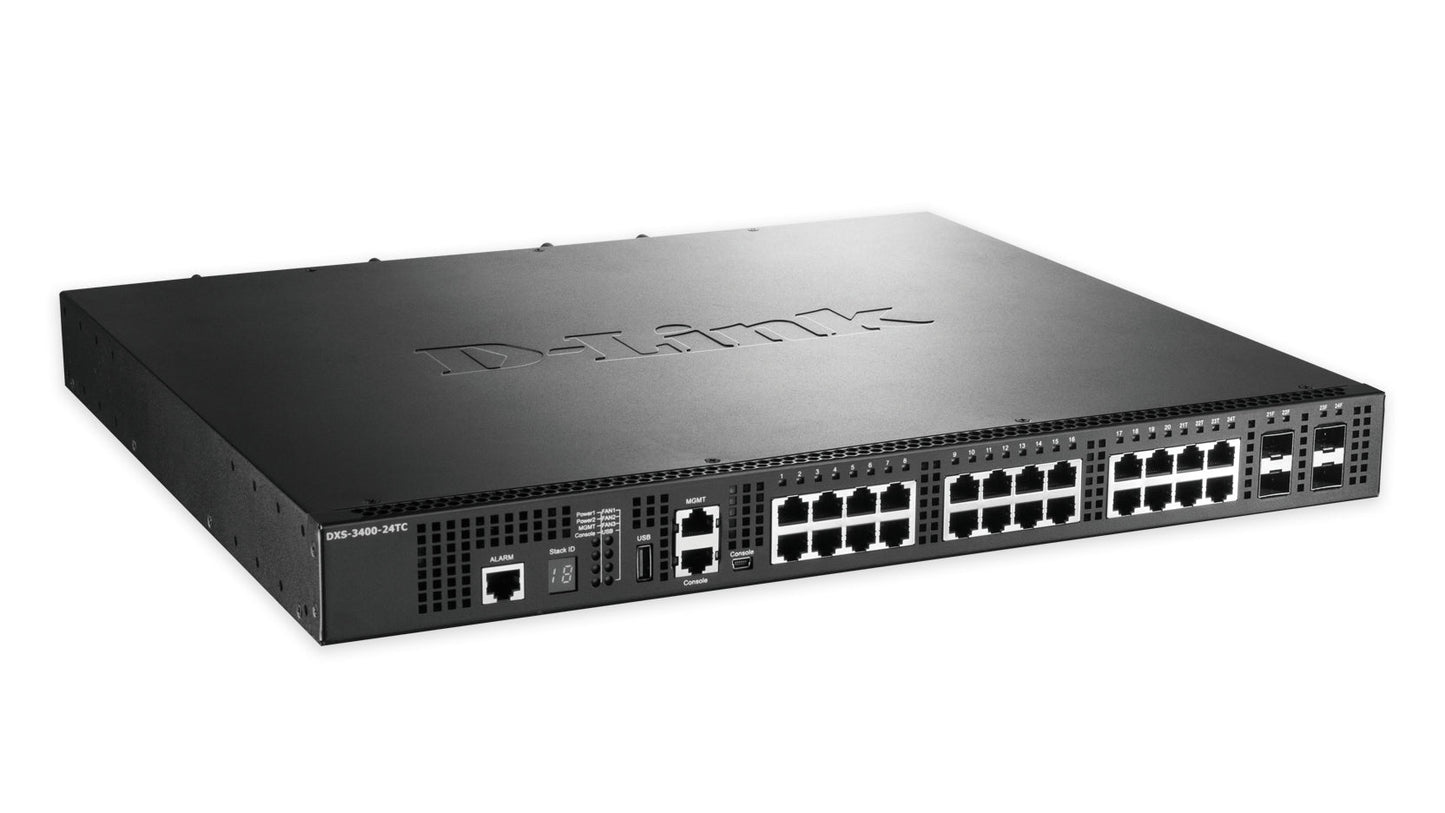 D-Link Dxs-3400-24Tc Network Switch Managed L3 Gigabit Ethernet (10/100/1000) Black