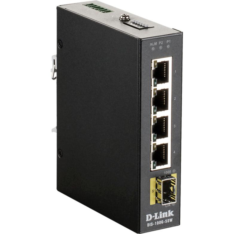 D-Link Dis?100G?5Sw Unmanaged L2 Gigabit Ethernet (10/100/1000) Black