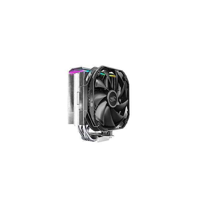 Deepcool As500 Cpu Air Cooler, Universal Ram Height Compatibility, 140Mm Pwm Fan, A-Rgb Top Cover, 5 Heat Pipe Design For Intel Core/Amd Ryzen Cpus