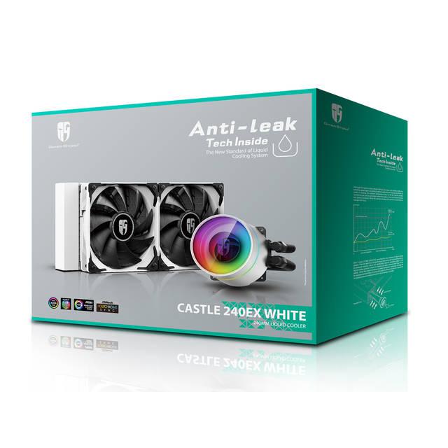 Deepcool Castle 240 Ex White Captain 240Ex Rgb V2, Aio – TeciSoft