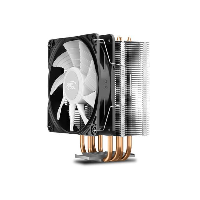 Deepcool Gammaxx 400 V2 Red Cpu Cooler 4 Heatpipes 120Mm Pwm Fan With Red Led Universal Socket Solution
