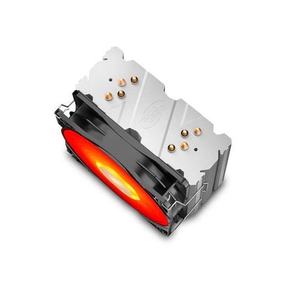 Deepcool Gammaxx 400 V2 Red Cpu Cooler 4 Heatpipes 120Mm Pwm Fan With Red Led Universal Socket Solution