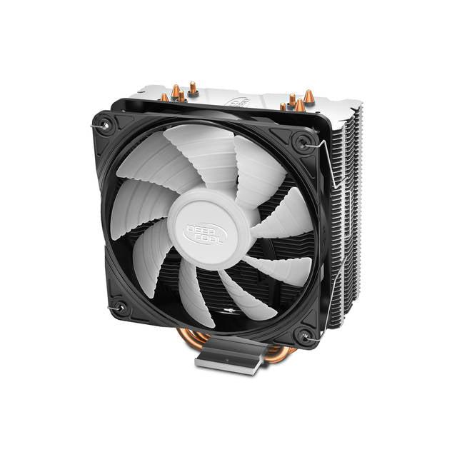 Deepcool Ggammaxx 400 V2 Blue Cpu Cooler 4 Heatpipes 120Mm Pwm Fan With Blue Led Universal Socket Solution