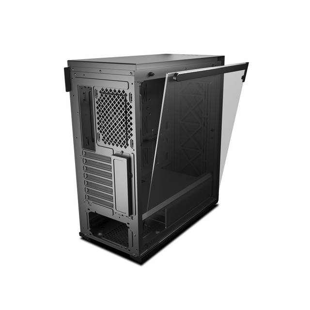 Deepcool Macube 310 Bk Gamer Storm Macube 310 Black Atx Mid Tower Case Full-Size Magnetic Tempered Glass Built-In Fan Hub And Graphics Card Holder