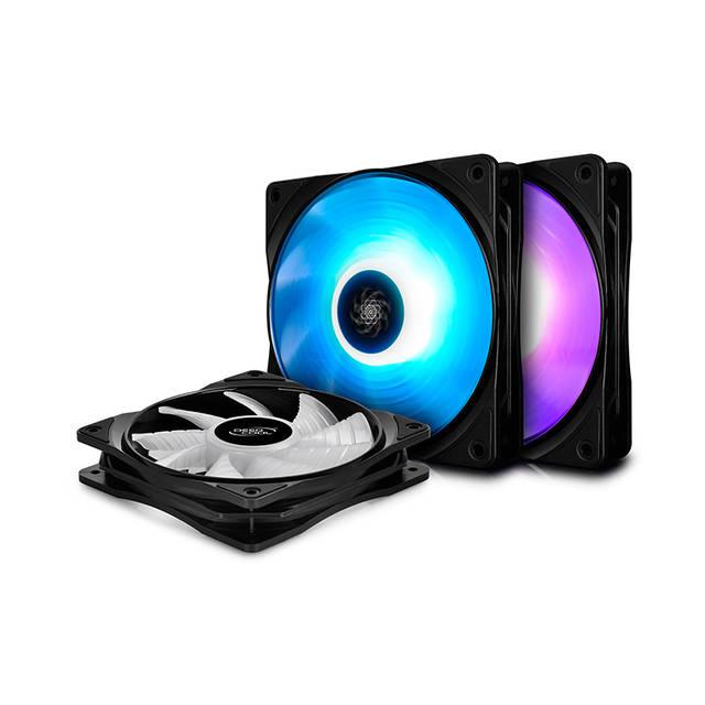 Deepcool Rf 120 (3 In 1) 120Mm Rgb Led Case Fan (3 Pack)