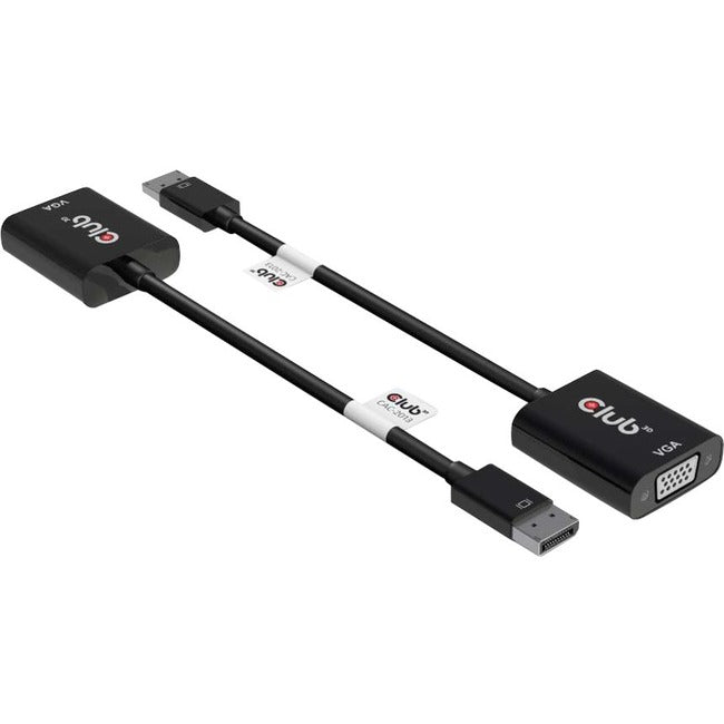 Displayport Port 1.2 Male Vga,Female Adapter Black