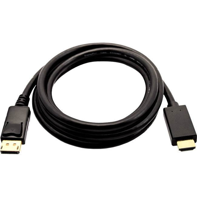 Dp To Hdmi Cable 2M 6Ft Black,Dp To Hdmi Cable 21.6Gbps 4K Uhd 2M