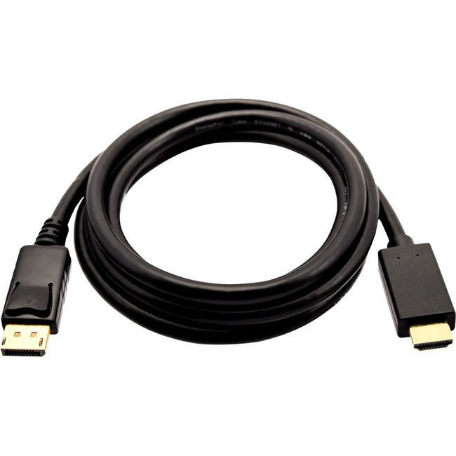 Dp To Hdmi Cable 3M 10Ft Black,Dp To Hdmi Cable 21.6 Gbps 4K Uhd