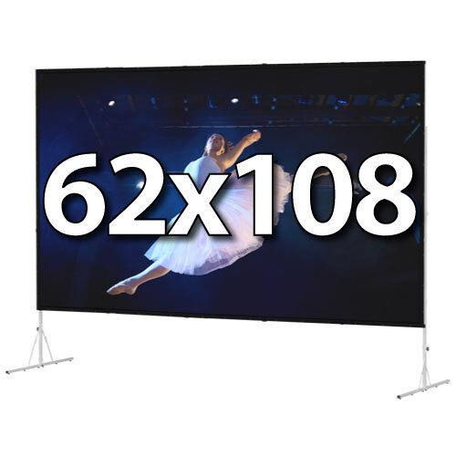 Da-Lite Fast-Fold Deluxe 62" X 108" Projection Screen 3.17 M (125") 16:9