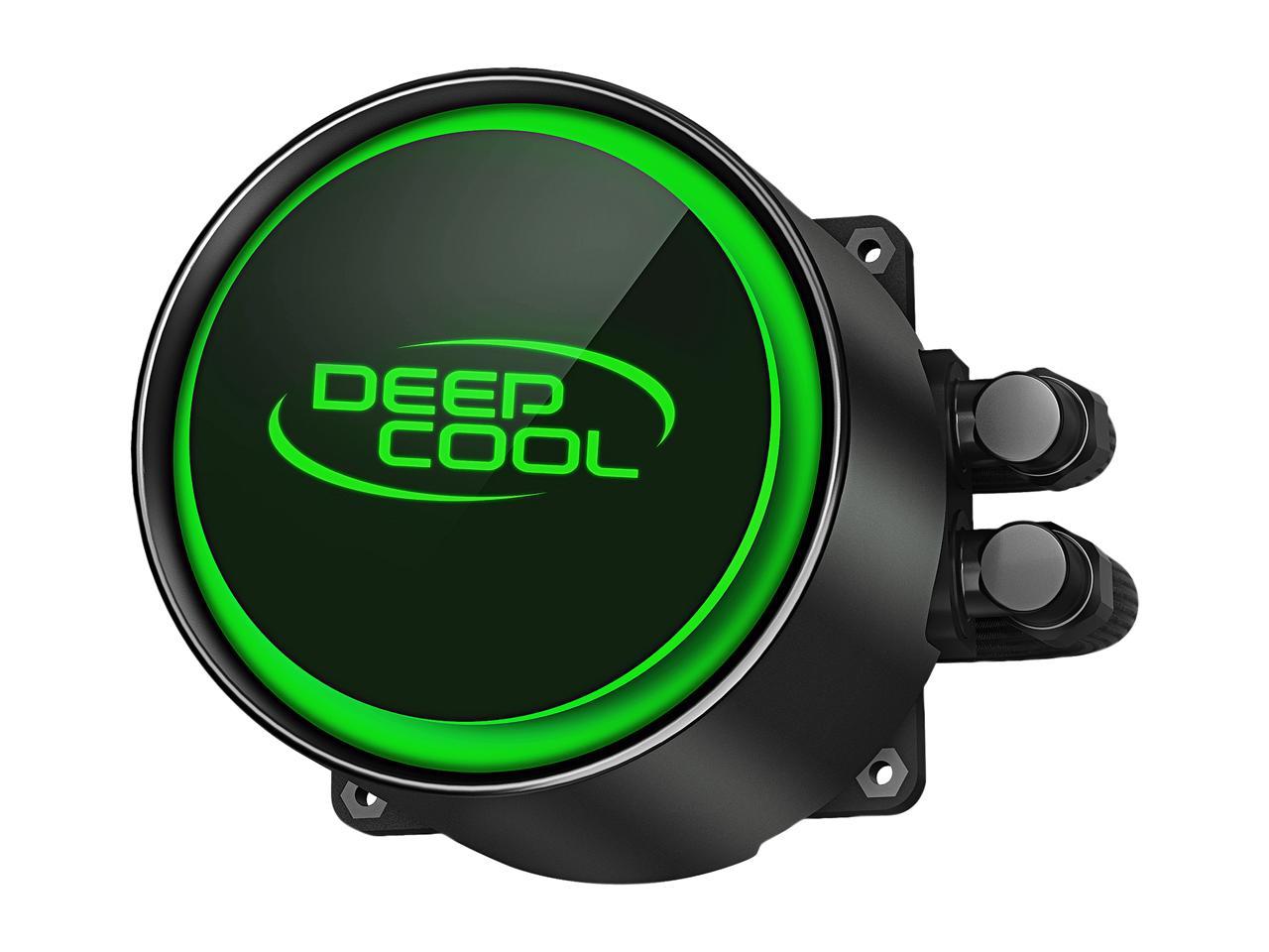 Deepcool Castle 120R Aio Liquid Cpu Cooler, Anti-Leak Technology, 120Mm Rgb Pwm Fan, 12V 4-Pin Motherboard Connector, Intel 115X/ 1200/ 2066, Amd Am4