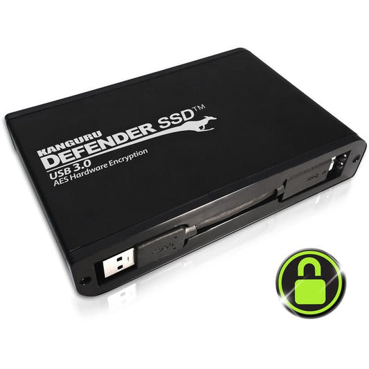 Defender Ssd 35 Aes 256-Bit Hardware Encrypted External Solid State Drive Kdh3B-35-1Tssd