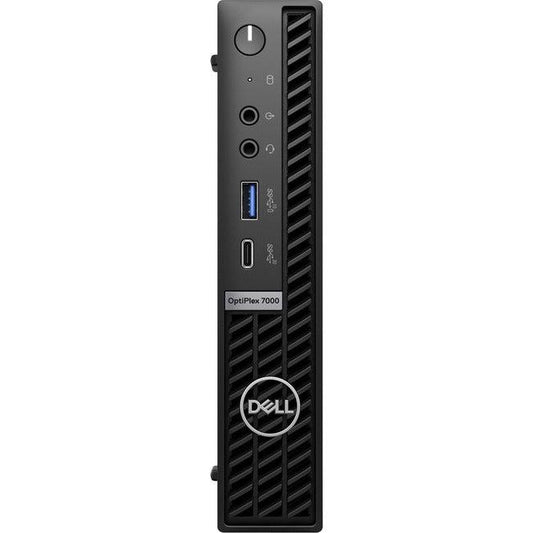 Dell Optiplex 7000 Desktop Computer - Intel Core I5 12Th Gen I5-12500T Hexa-Core (6 Core) 2 Ghz - 16 Gb Ram Ddr4 Sdram - 256 Gb M.2 Pci Express Nvme 3.0 X4 Ssd - Micro Pc - Black Tkgth