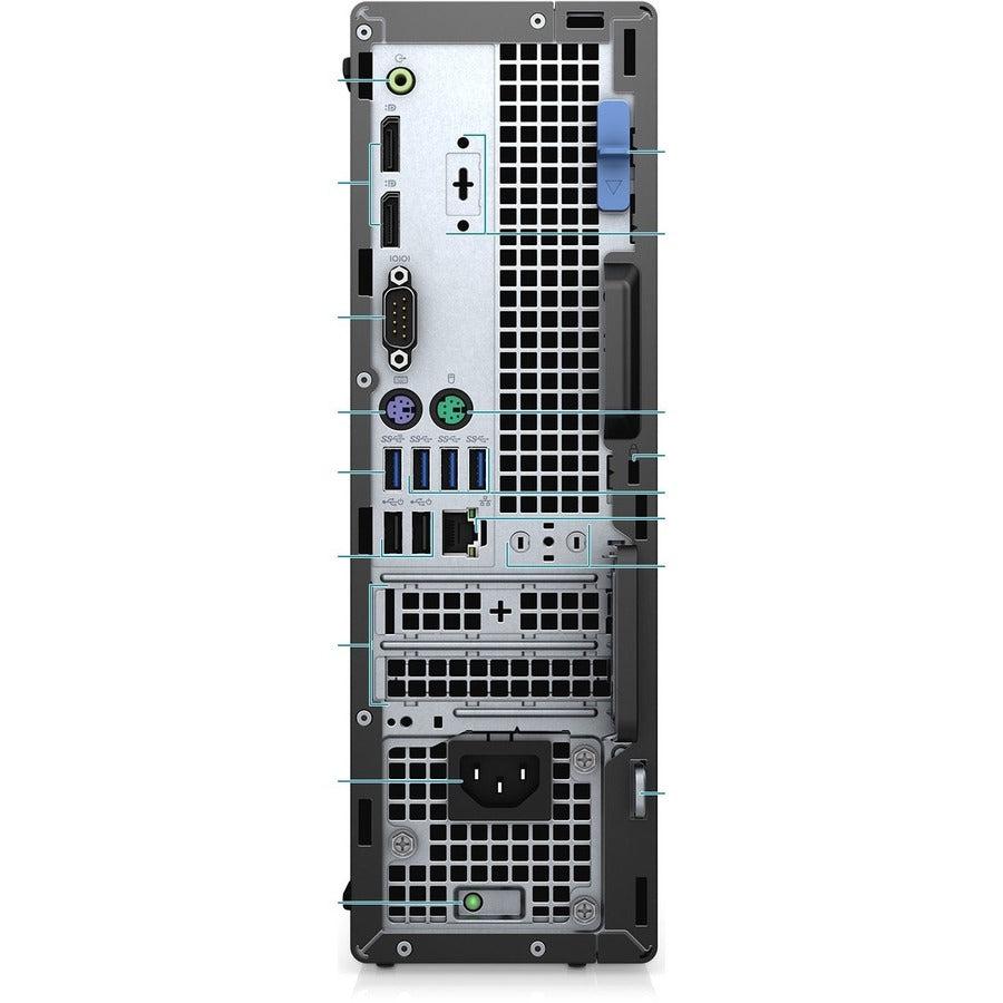 Dell Optiplex 7080 Ddr4-Sdram I5-10500 Sff Intel® Core™ I5 8 Gb 256 Gb Ssd Windows 10 Pro Pc Black
