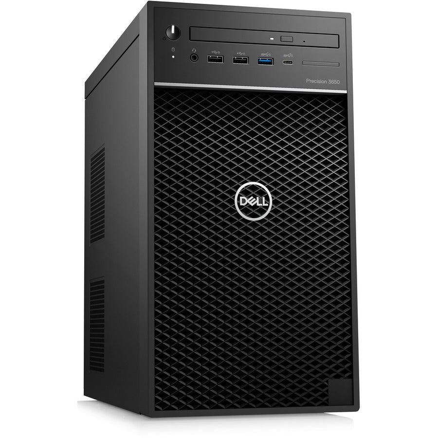 Dell Precision 3650 Ddr4-Sdram I5-10505 Tower Intel® Core™ I5 16 Gb 256 Gb Ssd Windows 10 Pro Workstation Black