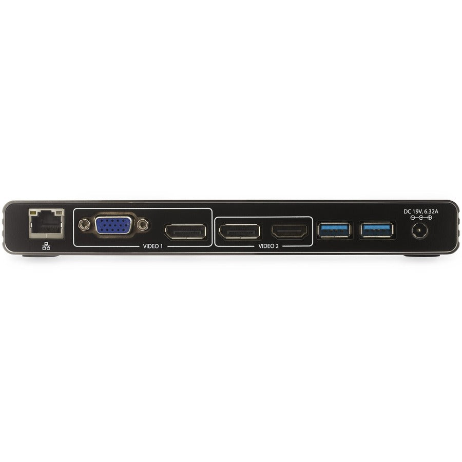 Dual 4K 60Hz Thunderbolt 3 Dock,Macbook Pro/Windows Dp/Hdmi/Vga