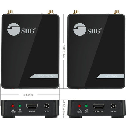 Dual Antenna Wrls Hdmi Extender,With Ir 100M