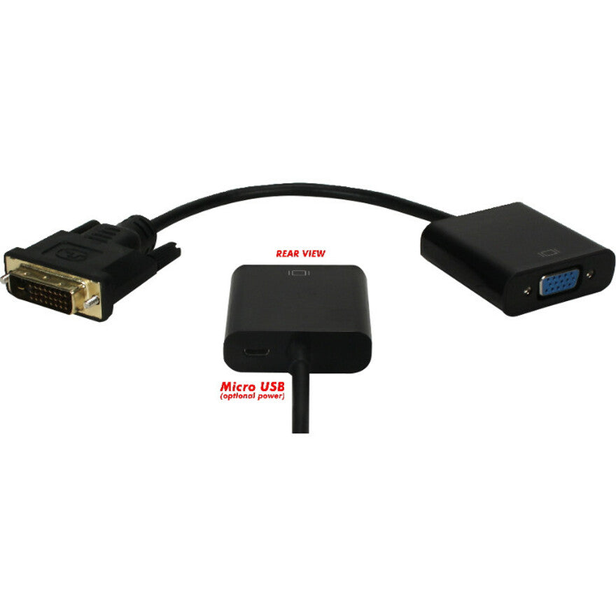 Dvi To Vga Active Video,Converter Dvi-D To Vga