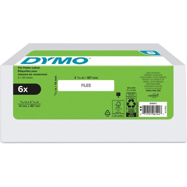 Dymo Labelwriter 1-Up File Folder Label Value Pack