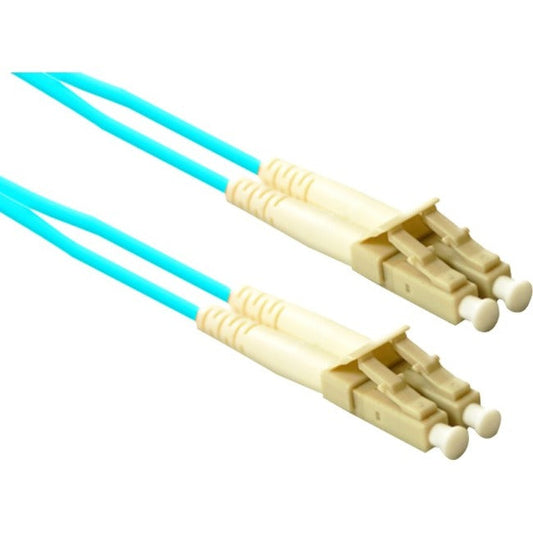 Enet 100Ft Lc/Lc Duplex Multimode 50/125 10Gb Om3 Or Better Aqua Fiber Patch Cable 100 Foot Lc-Lc Individually Tested