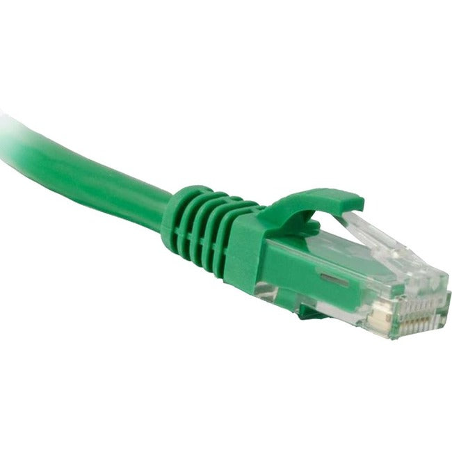 Enet Cat5E Green 1 Foot Patch Cable With Snagless Molded Boot (Utp) High-Quality Network Patch Cable Rj45 To Rj45 - 1Ft