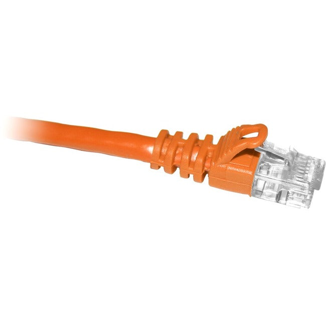 Enet Cat5E Orange 10 Foot Patch Cable With Snagless Molded Boot (Utp) High-Quality Network Patch Cable Rj45 To Rj45 - 10Ft