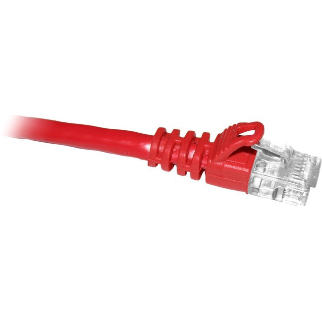 Enet Cat5E Red 10 Foot Patch Cable With Snagless Molded Boot (Utp) High-Quality Network Patch Cable Rj45 To Rj45 - 10Ft