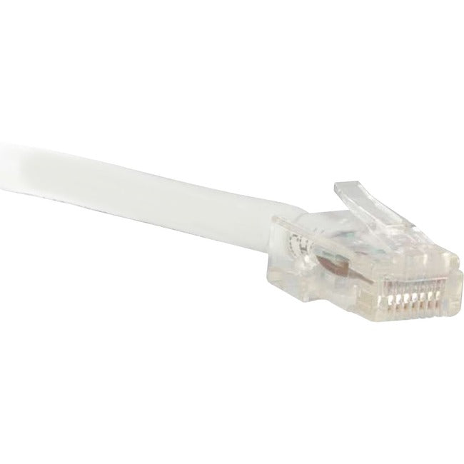 Enet Cat5E White 1 Foot Non-Booted (No Boot) (Utp) High-Quality Network Patch Cable Rj45 To Rj45 - 1Ft