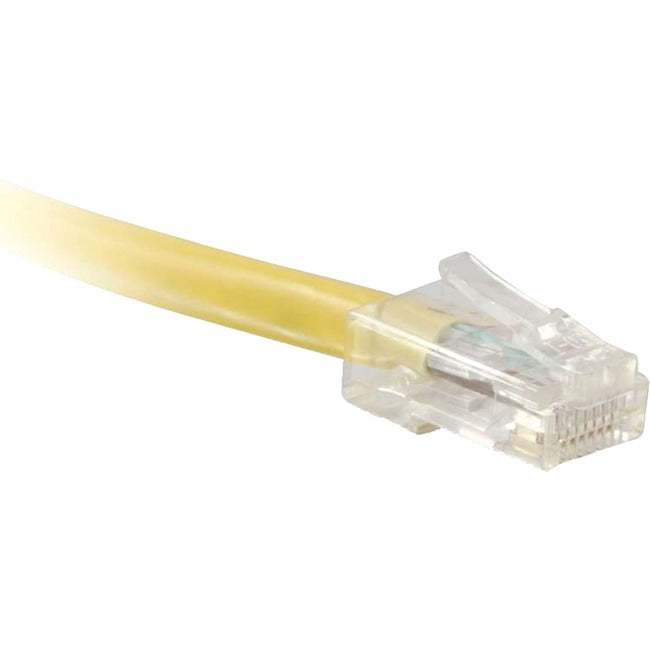 Enet Cat5E Yellow 10 Foot Non-Booted (No Boot) (Utp) High-Quality Network Patch Cable Rj45 To Rj45 - 10Ft