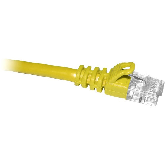 Enet Cat5E Yellow 10 Foot Patch Cable With Snagless Molded Boot (Utp) High-Quality Network Patch Cable Rj45 To Rj45 - 10Ft